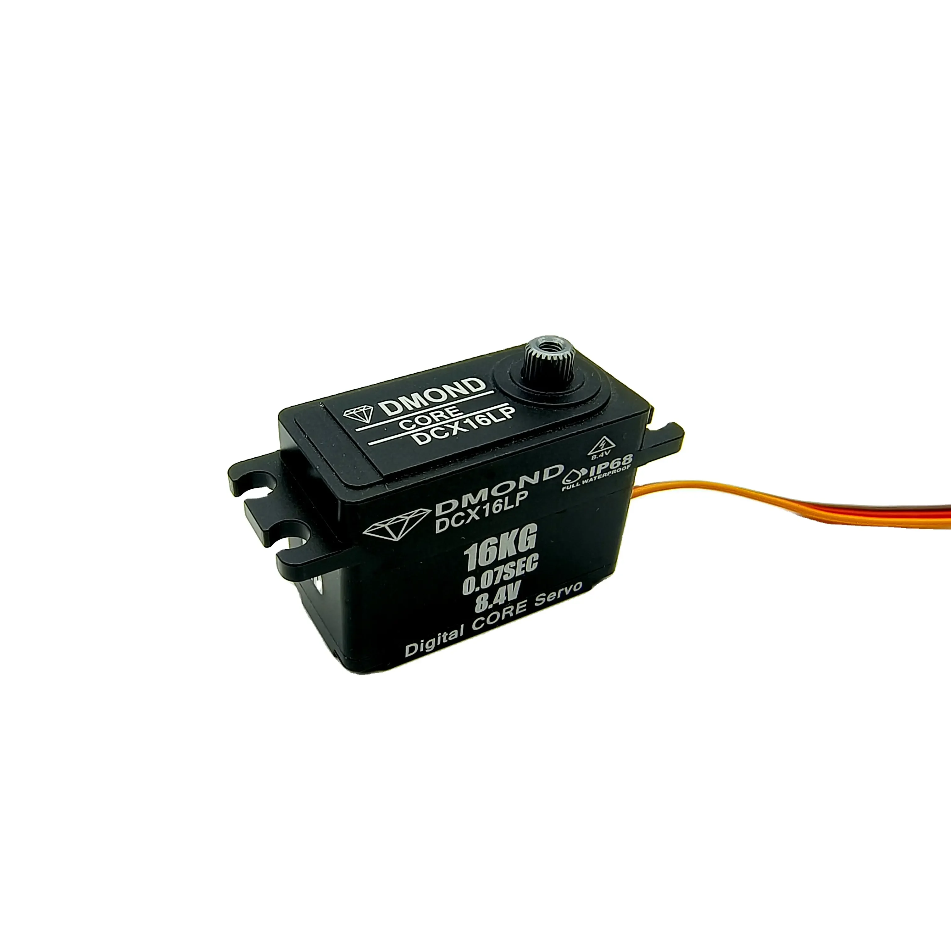 DCX16LP DMOND NB 16KG 0,07 segundos 8,4 V sin núcleo IP68 Servo de perfil bajo completamente impermeable para coche nitro de deriva 1/10 producto personalizado