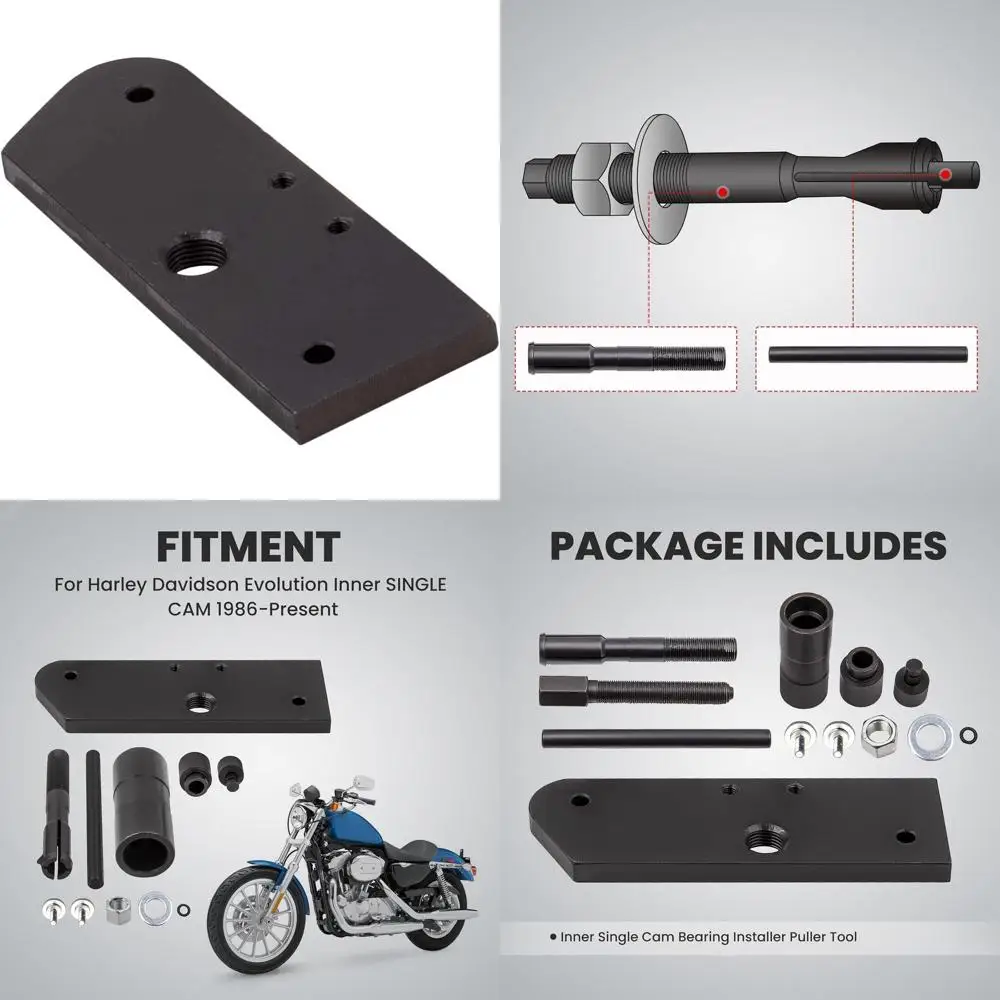 

Инструмент для установки внутреннего подшипника распределительного вала двигателя и снять съемник, запасная часть для Harley Evolution 1986-настоящее время