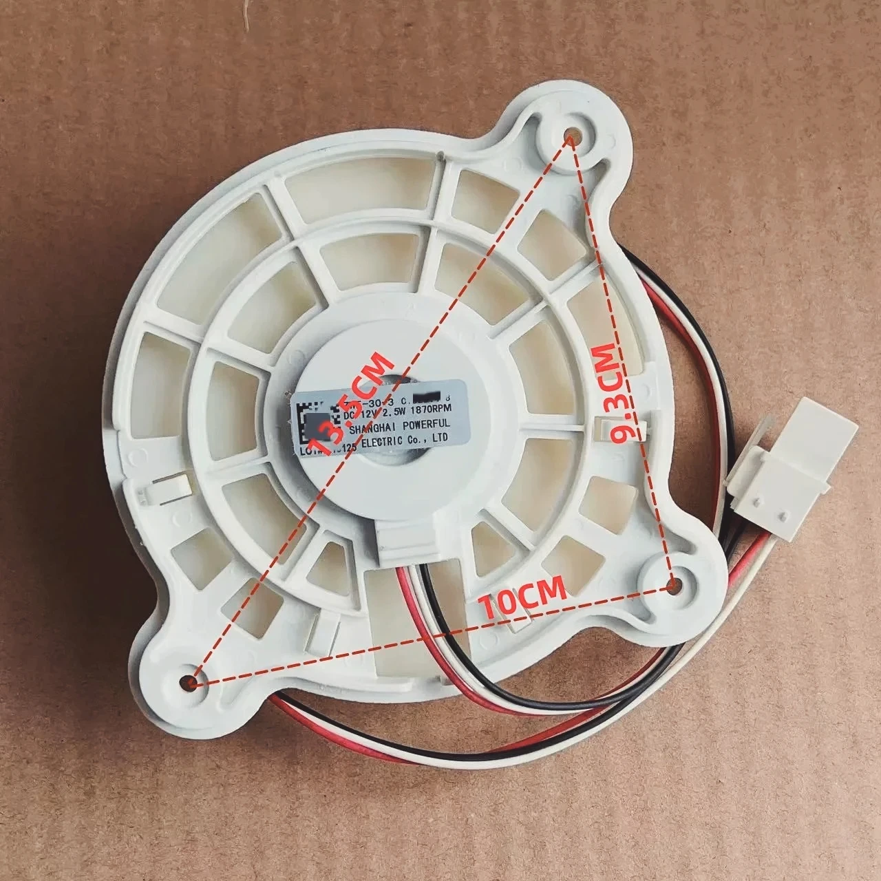 ARES2120RA for Samsung refrigerator cooling fan motor parts DC12v 2.5W 0.21A 1870RPM