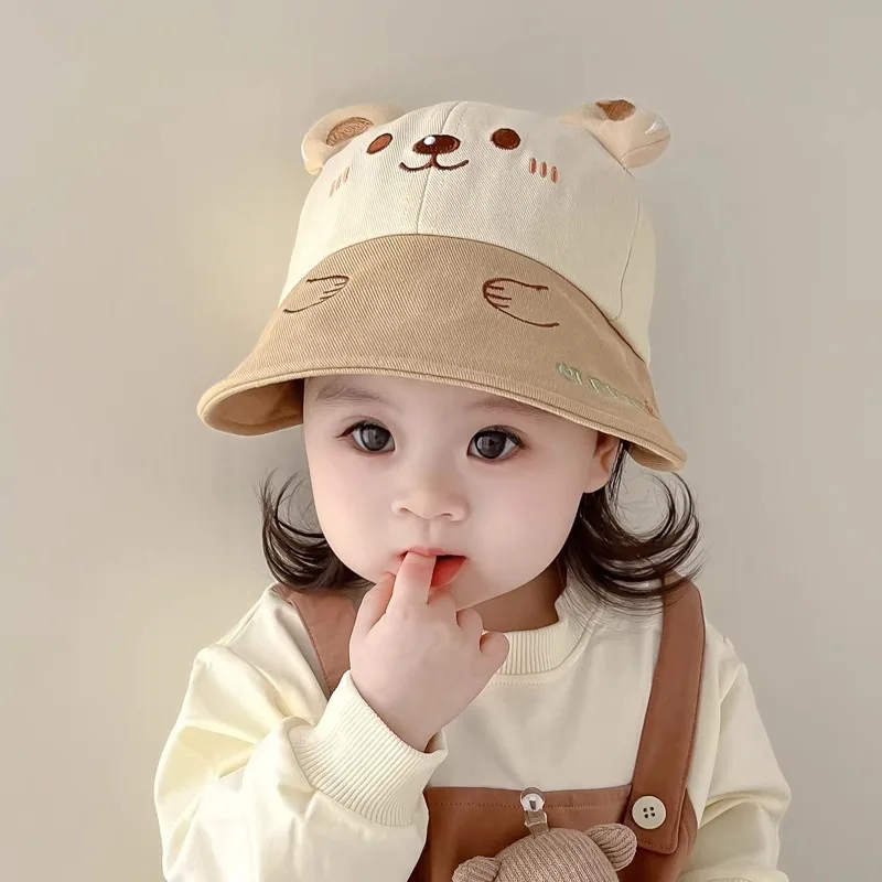 قبعة الربيع والخريف رقيقة صياد قبعة لطيف سوبر لطيف الرجال والنساء الطفل قبعة الشمس قبعة بيسبول الحماية من الشمس