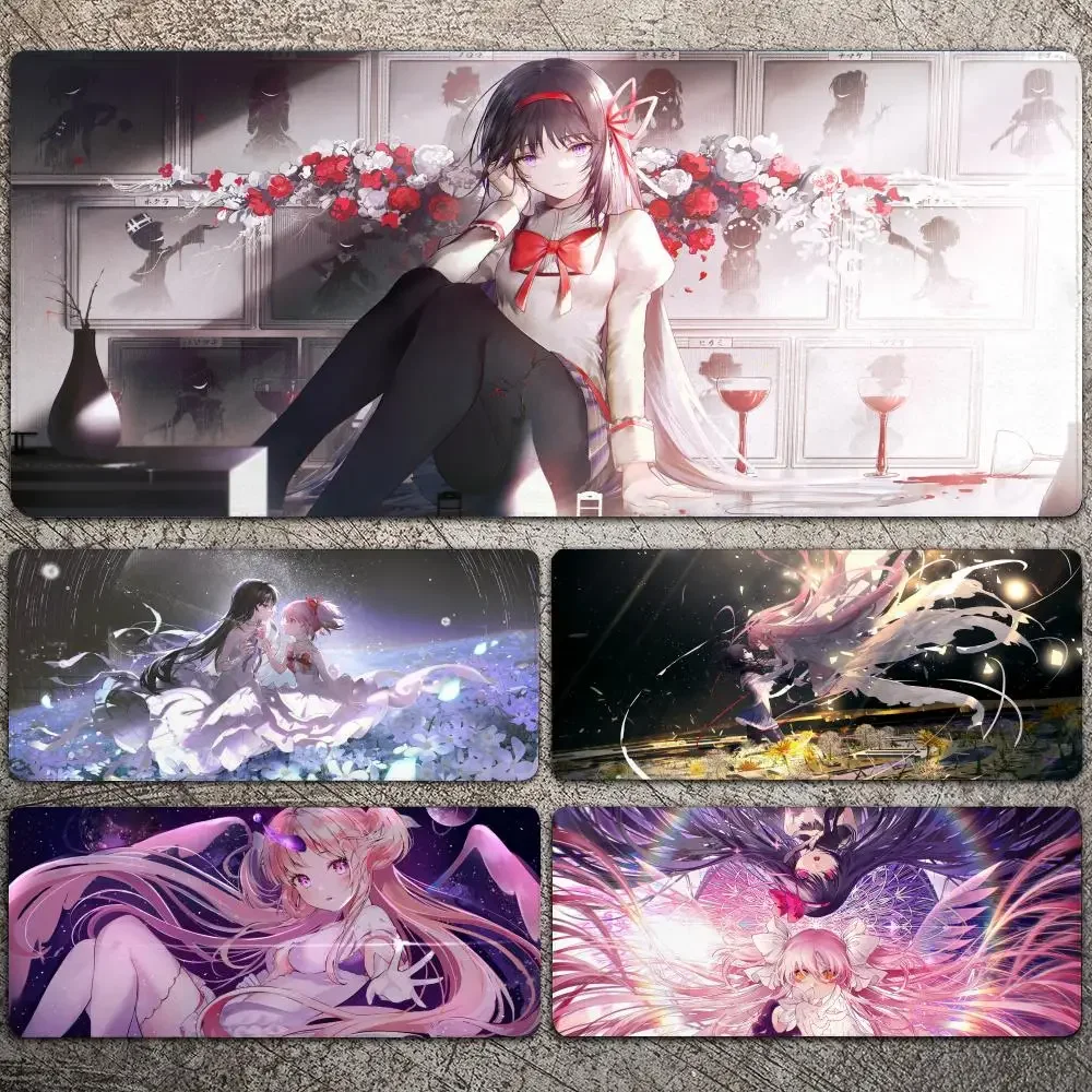 

Anime Puella Magi Madoka Magica Mousepad Large Gaming Mouse Pad LockEdge Thickened Computer Keyboard Table Desk Mat