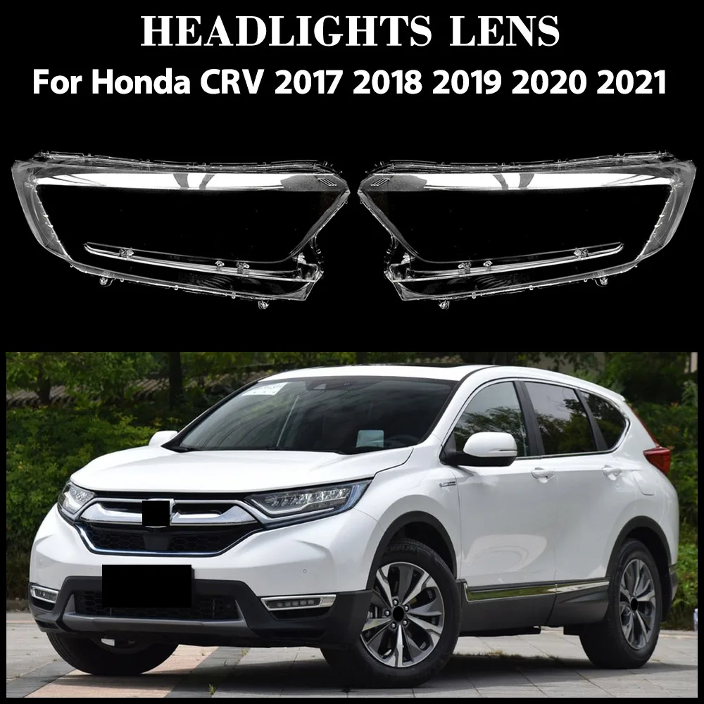 

Для Honda CRV 2017 2018 2019 2020 2021, крышка передней фары, прозрачная линза, замена оригинального абажура