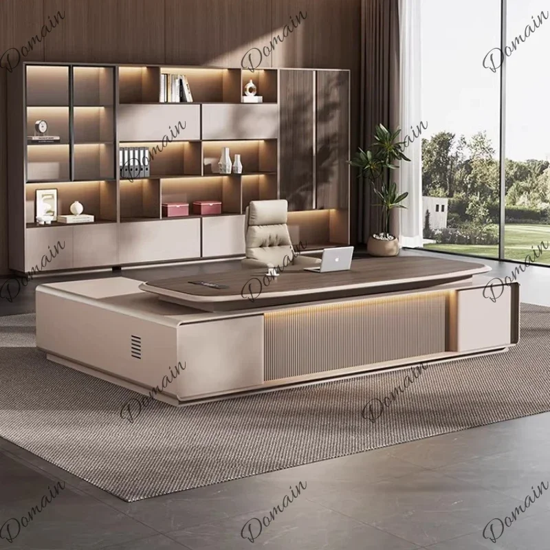 XX Multi Functional Baking Paint Computer Desk Modern Minimalism L Shaped Desk Bureaux De Travail Mesa Para Escritório Furniture