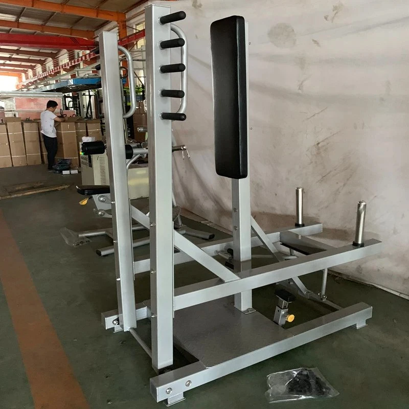 معدات تمارين الصالة الرياضية التجارية الاحترافية، أوزان خالية من الفولاذ، آلة ضغط الصدر الآمنة لبناء الجسم #3