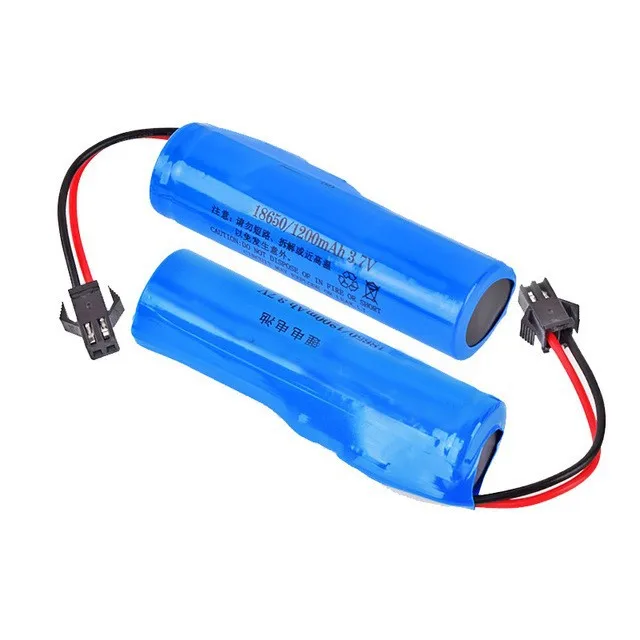 2PCS 18650 3.7V Lithium Battery JJRC Q70/D838/D876 Induced Deformation RC to Climb Stunt Toys Car