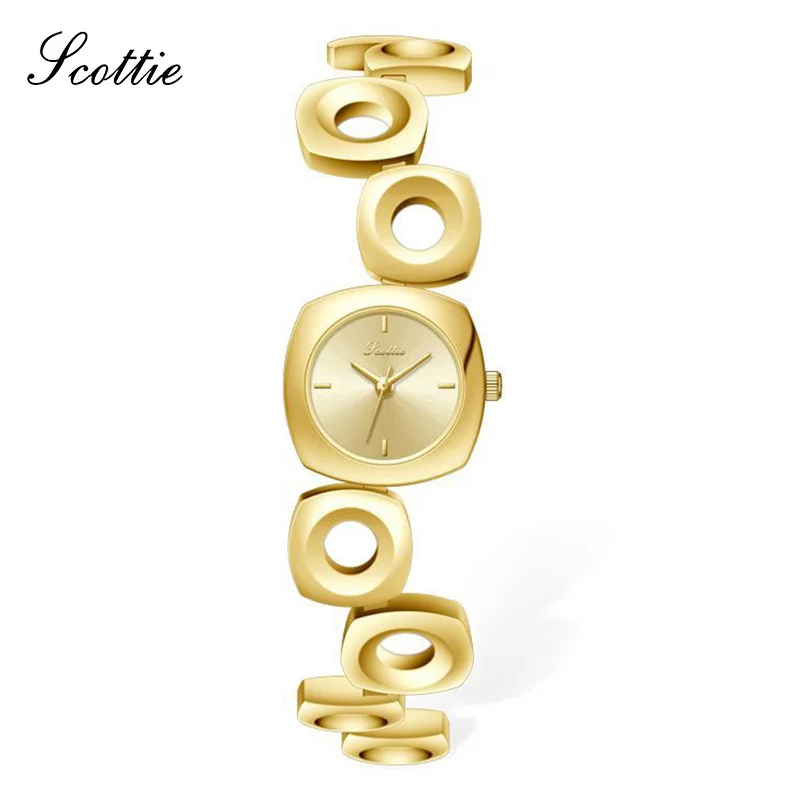 Vintage Women Quartz Watch Square Dial Roman Numerals Watches Ladies Luxury Wristwatch Black Small Gold White Bracelet Clock