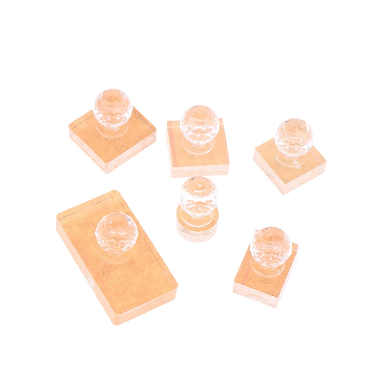 Glass Powder Press Stamp Tool Powder Press Mold Makeup Eyeshadow Foundation Highlighter Repairing Tool Powder Press Stamp