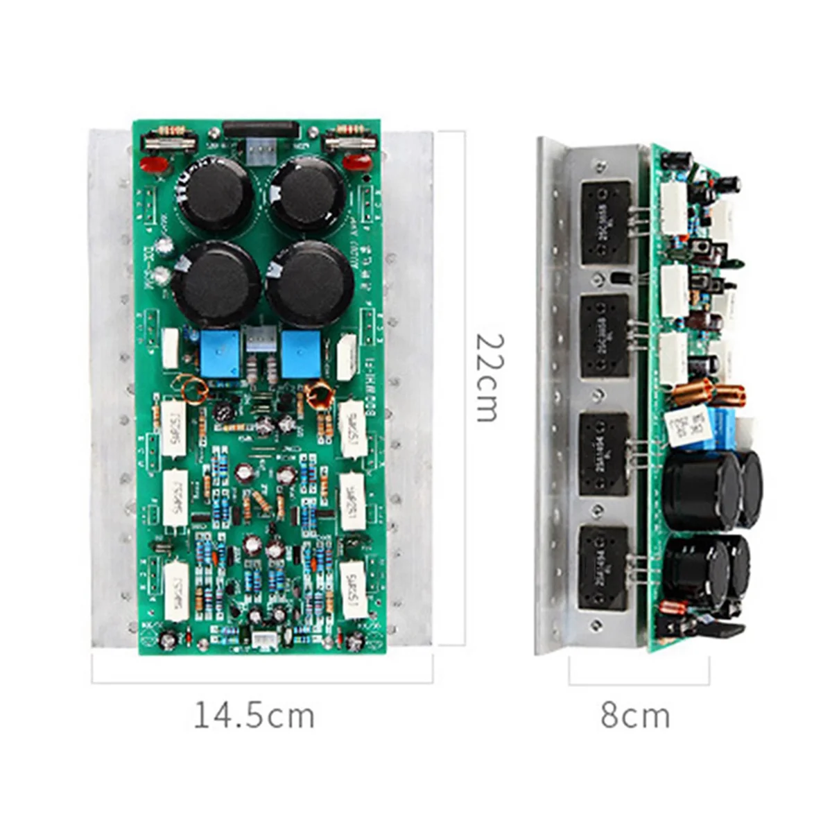 Imagem -04 - Placa Amplificadora de Áudio Hifi de Alta Potência para Som Mono Estéreo 2x Sanken1494 3858 450w Mais 450w 800w