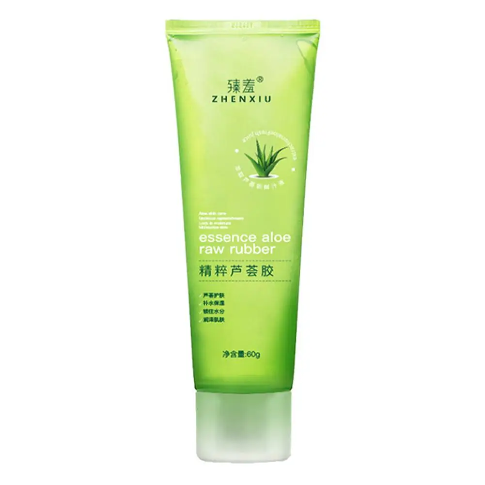 Quick Exfoliating Peeling Aloe Vera Gel Facial Scrub ทําความสะอาดผิวหน้าขัดผิวสําหรับทุกสภาพผิว Smooth Moisturizing P0G3