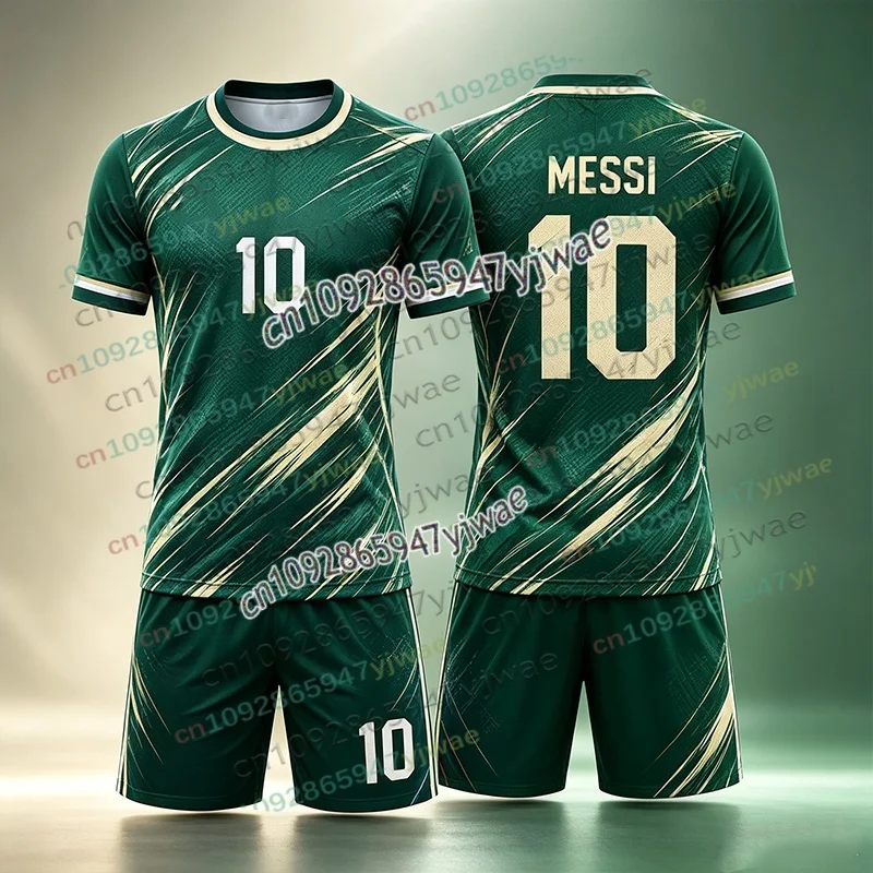 2026 Spezielles Messi 10 Fußball-Trikot-Set mit T-Shirt und Shorts für Damen und Herren, Harajuku Argentinien Fan-Shirt und Shorts, Sommer-Kinder-2-Teiliges-Set – Detail 4