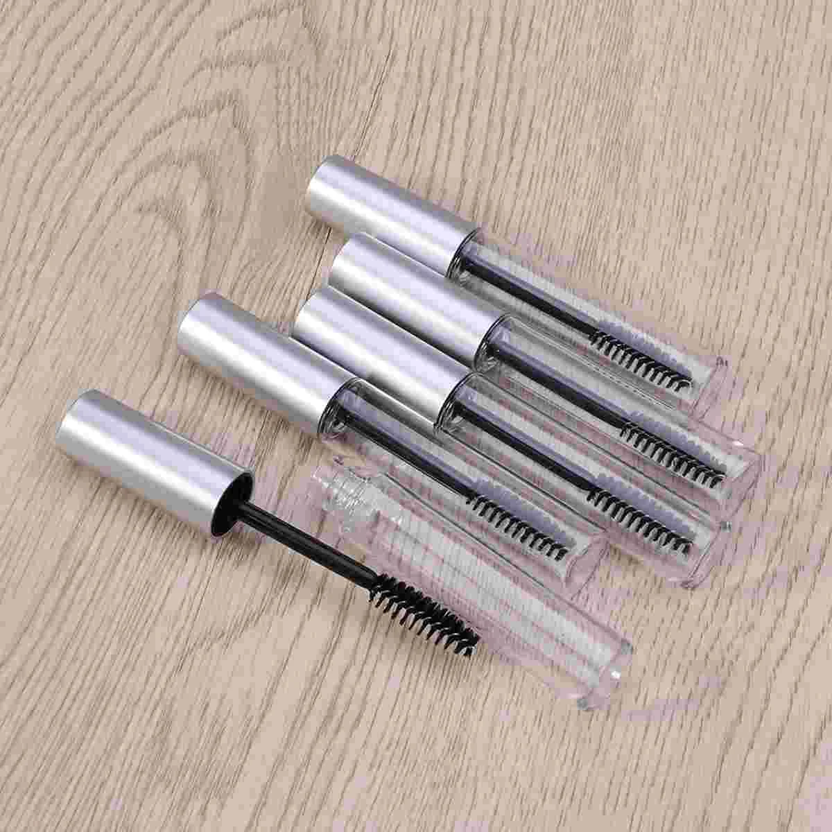 5 Pcs Mascara Tube Container Eyelash Cream Bottle Air Traffic Control Empty Brush Eyelashes