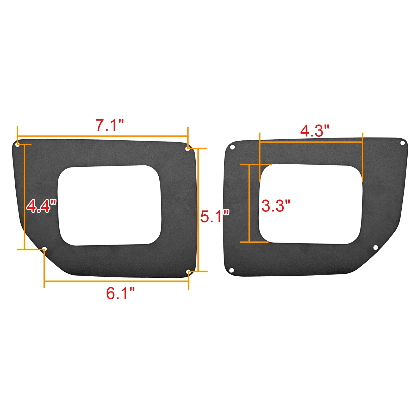 Car Accessories Fog Light Bracket Fit 3