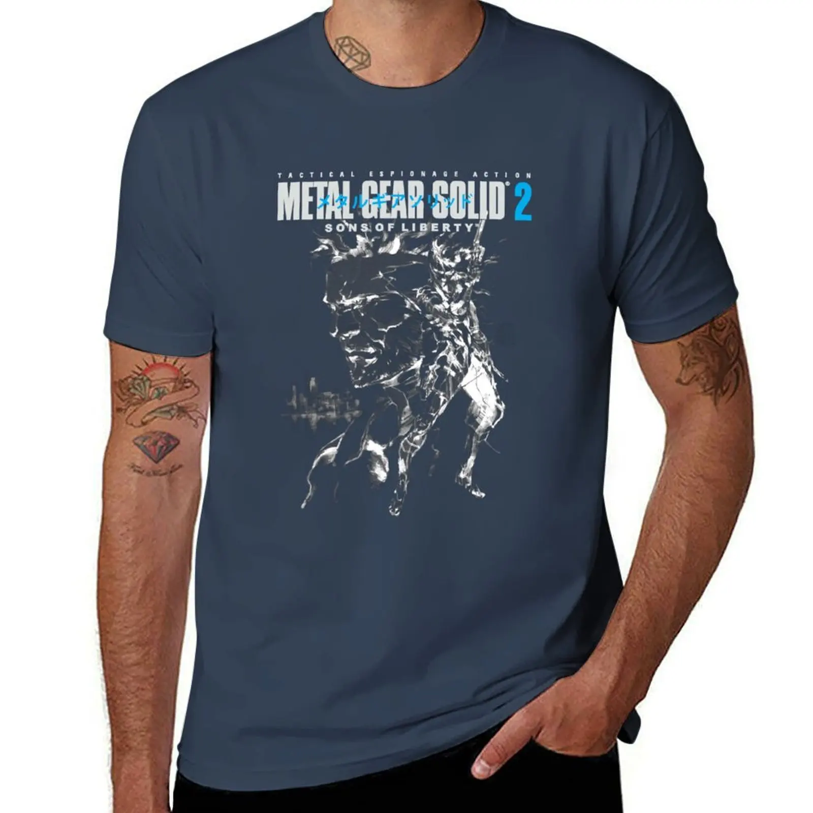 

MGS2 - Bootleg T-Shirt printed t shirts for man t shirt man plain t shirts for man slim fit T-Shirt