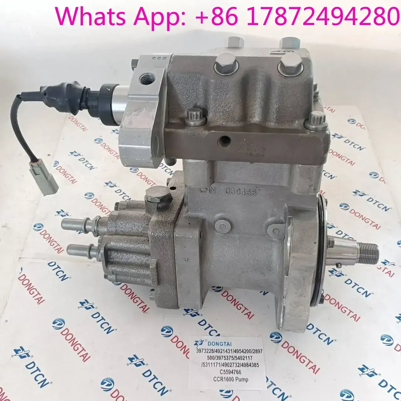 

High Pressure Diesel Fuel Pump CCR1600 3973228 4954200 for Cummins 8.3L ISC ISL ISB Engine