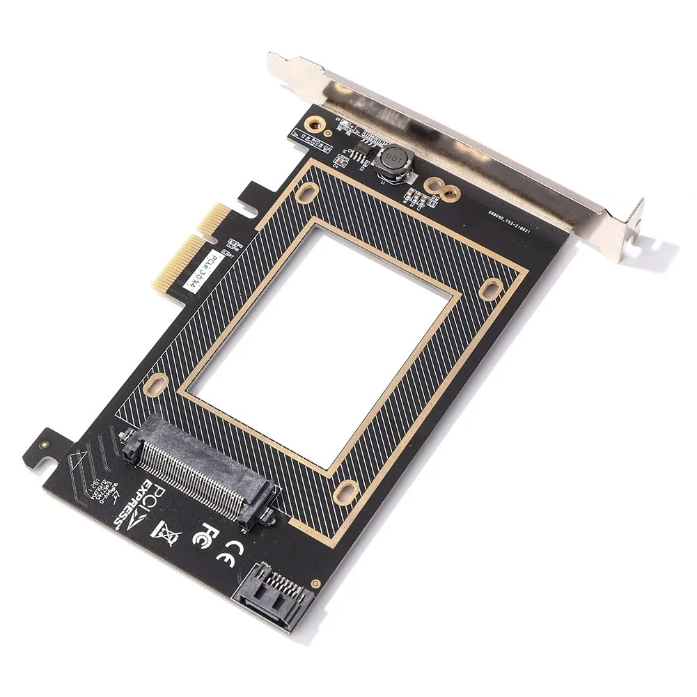 U.2 U2 SSD to PCI-e Adapter SFF8639 SFF 8639 SFF-8639 to PCIe PCI Express Converter Controller Expansion Card Add On Cards