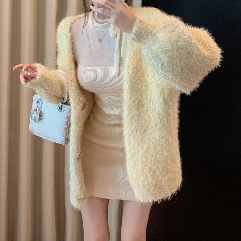 2026 Nuova Primavera Autunno Manica Lunga Sheer Dolcevita Mini Abito per Le Donne Coreano Slim Fit e Temperamento Dimagrante Abito Elegante