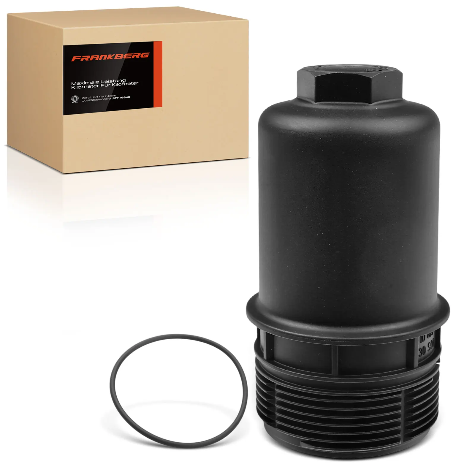 Frankberg 1x oliefilterhuisdeksel voor VW Golf 7 Passat Audi A3 8V A4 8K A6 4G Seat Skoda 06L115401D 06L115678Q 921-169