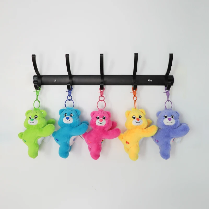 

Плюшевый брелок Care Bears: милый мультяшный медвежонок, подвеска для сумки, ремешок для телефона, подарок на день рождения, аксессуар для ключей