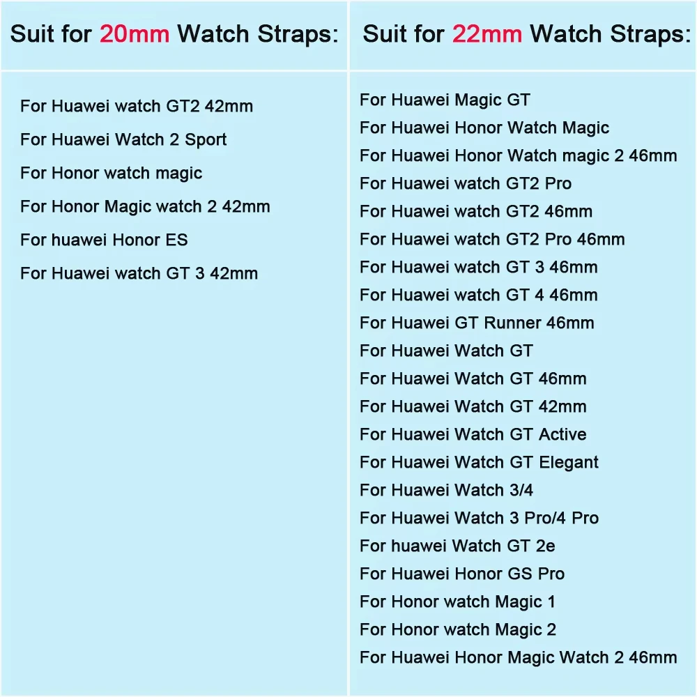 20 22mm Silicone Strap For Huawei Watch 3 4 Pro GT 4 46mmGT 3GT RunnerGT 2 ProGT 3 Pro Band For Honor watch Magic 2 Bracelet