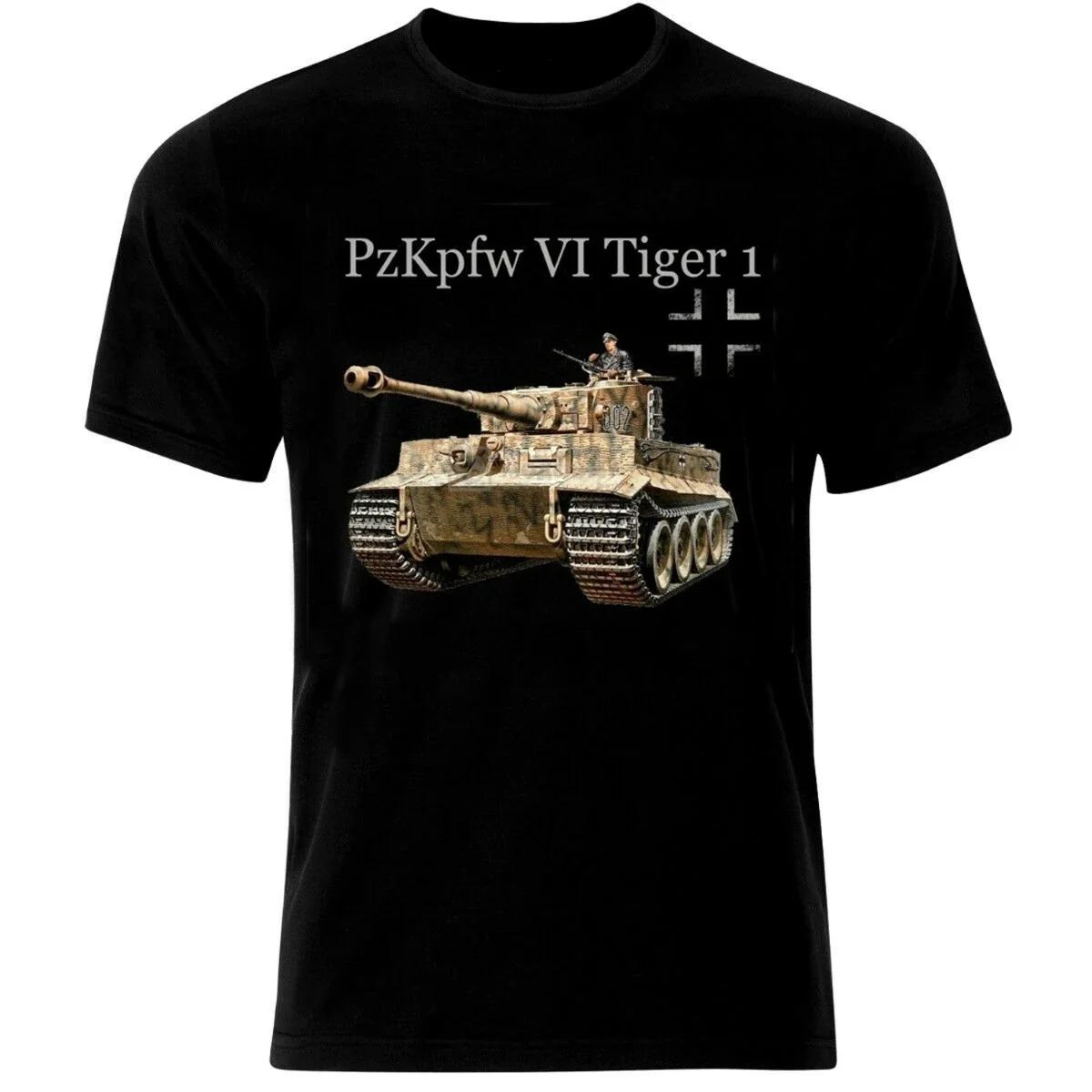 PzKpfw 6 Tiger 1 Panzer Armure WW2 Army War Wehrmacht T-Shirt. Summer Cotton Short Sleeve O-Neck Mens T Shirt New S-3XL