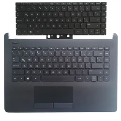 New Latin Keyboard For HP Pavilion 14-BS 14M-BA 14-BW 14G-BR 14-BP 14-BA 240 245 G6 246 G6 With Palmrest Upper Cover Touchpad LA