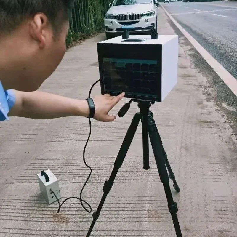 Portable mobile radar velocimeter software all-in-one touch screen