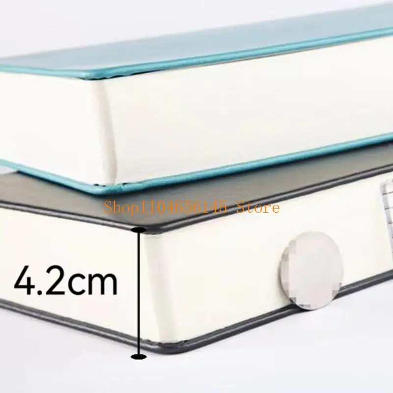 

5asd Hardcover Notebook 660 Pages Blank PU Leather Journal Thickened for Artist Student Drawing Sketching