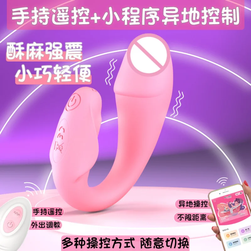 Female Remote Control Vibrating Invisible Wearable Wireless Remote Control Vibrator Instant Tide Masturbator Adult Sex Toys