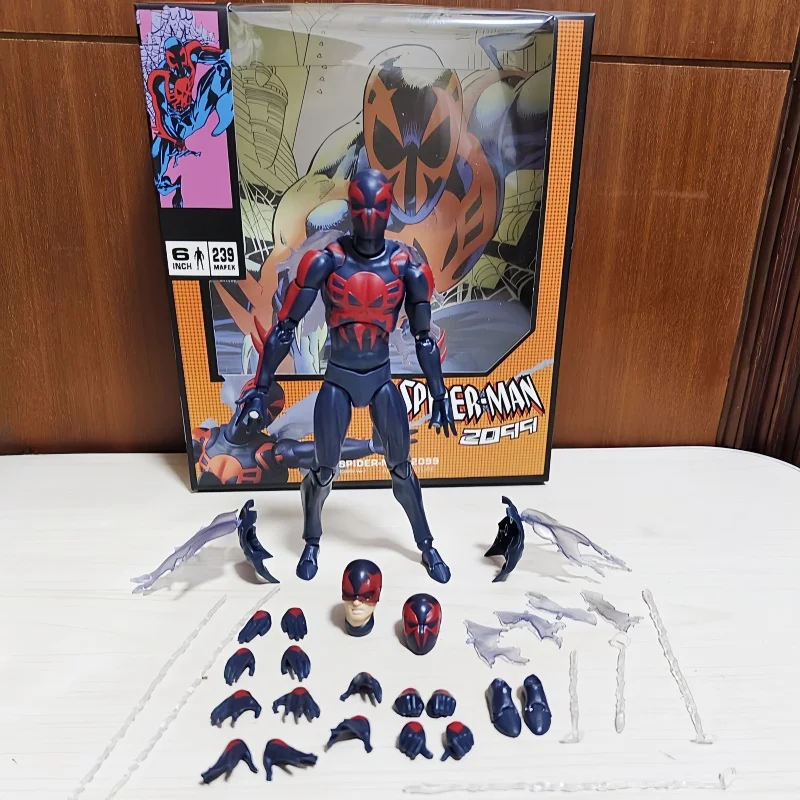 

Link Factory Ko Spiderman Mafex 239 Spiderman 2099 Комическая версия Коллекция фигурок Аниме Фигурка Модель Подарочная игрушка