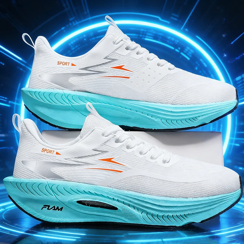 2026-marathon-running-shoes-men-sports-air-cushion-carbon-board-breathable-lightweight-comfortable-women-athletic-sneakers