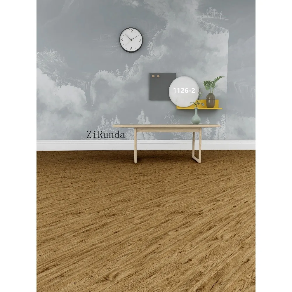 Versão personalizada cor moda durável 7 polegadas x 49 polegadas padrão de mármore raspado à mão piso de plástico