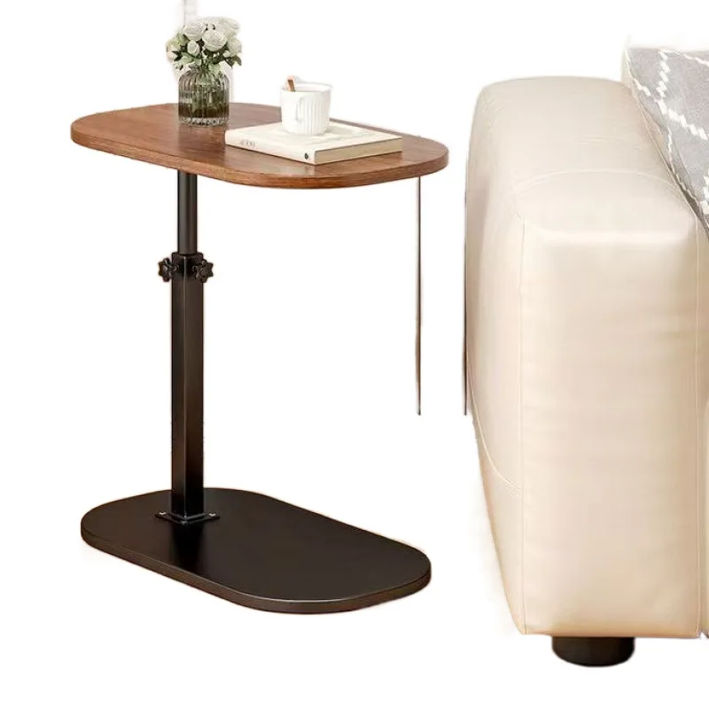 

Lifting simple small side corner living room sofa mobile coffee table bedroom bedside mini small table simple household