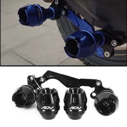 For  Honda ADV150 ADV350 ADV 150 350 Accessories Front Rear Wheel Axle Fork Crash Sliders Fall Protection