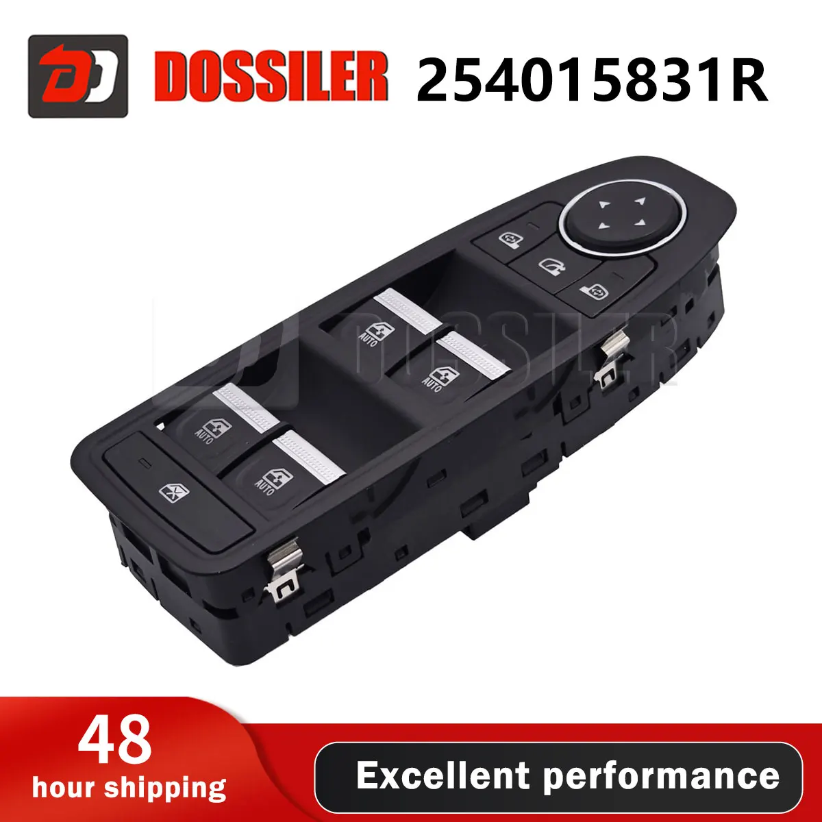 

254015831R Dossiler new Power Lifter Window Control Switch for Renault Clio 5 Captur II 2019 2020 2021 25401-5831R 254107001R