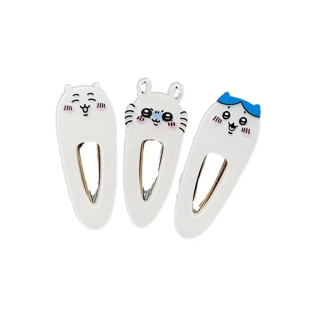 Neue Chiikawa Jiikawa Acryl Haarnadel Xiaoba Usachijiyi Fliegendes Eichhörnchen Kastanie Kopf Niedlichen Cartoon Entenschnabel Clip Student Mädchen