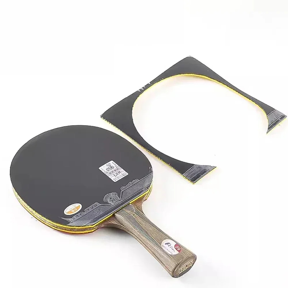 Table Tennis Racket Rubber Cutting Machine Double Roller Bearing Manual Press Ping-Pang Bat Rubber Edge Cutter Pasting Device