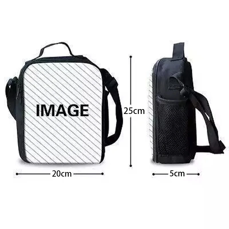 Cartoon G-Gengars Child Insulated Large Capacity Bag for Boy Girl Student Outdoor Picnic Resuable Cooler Lunch Box P-pokemons
