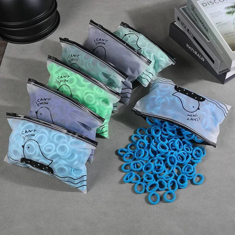 100/200 шт., Детские эластичные резинки для девочек