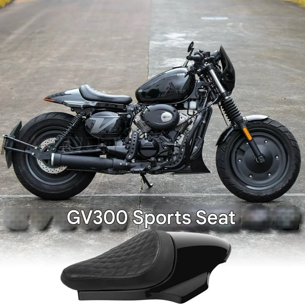 Direct Fit Sport Solo Seat Assembly With Short Tail Light For HYOSUNG GV300S Custom Rear End Modification Parts