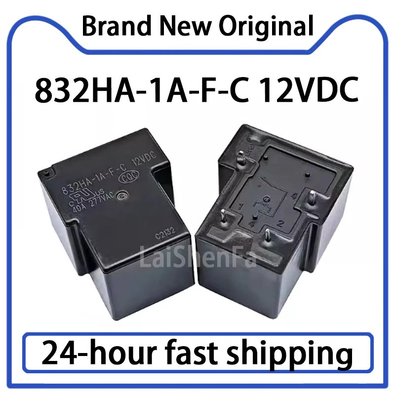 1PCS 832HA-1A-F-C 12VDC Relay 4-pin Set Normally Open Stock