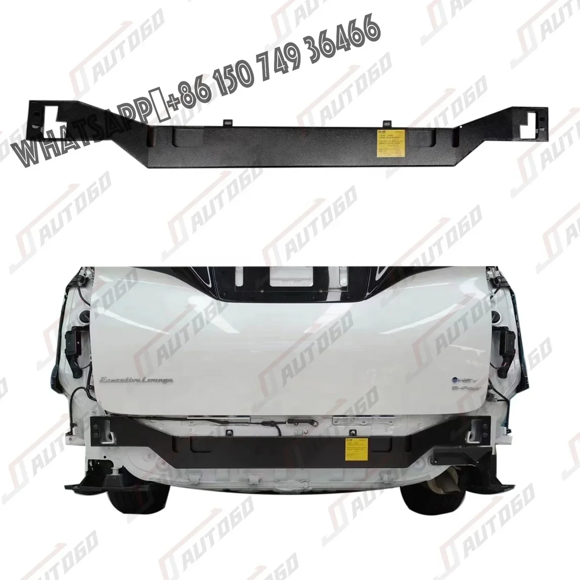 New Design Rear Manganese Steel Anti-collision Beam for Toyota Alphard Vellfire Lexus LM Anh 40 Series 2023+ Rear Bumper