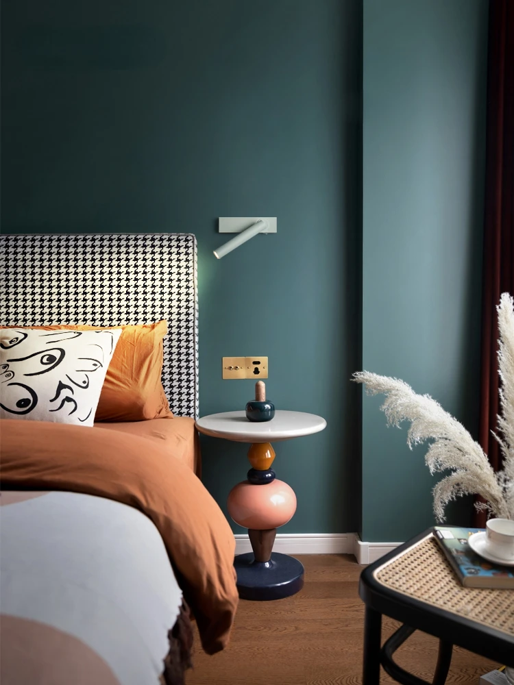 Imagem -02 - Rotatable Led Wall Lamp para o Quarto Bedside Reading Lamp