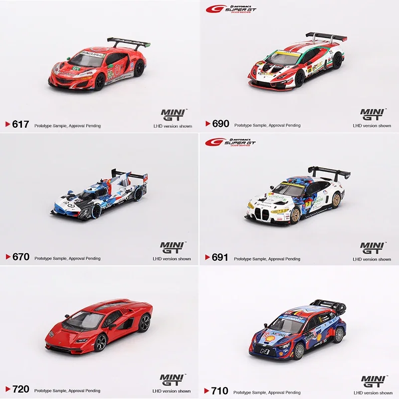 MINI GT 1/64 Alloy Model Car Decoration 720 Lamborghini 670 BMW  Car Diecast Vehicle Model Toy