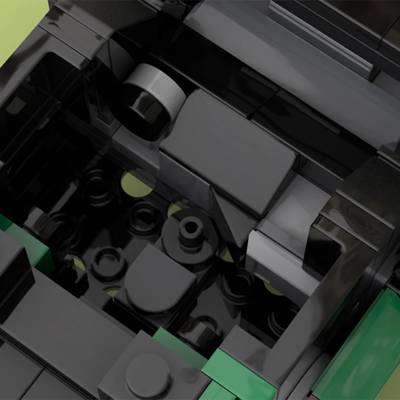 Speed ​​Winner Series Building Block MOC 1039 PCS Cyberpunk Style Off-Road Vehicle Model Brick Kid DIY Assembly Set Holiday Gift