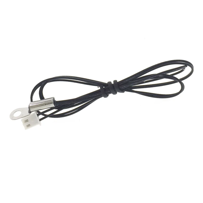 10PCS Surface Fixed Probe M4 High Temperature Line  Resistance 100k   B Value 3950 Error 1% L=50CM  Terned  25CM ZH1.5-2P Plug