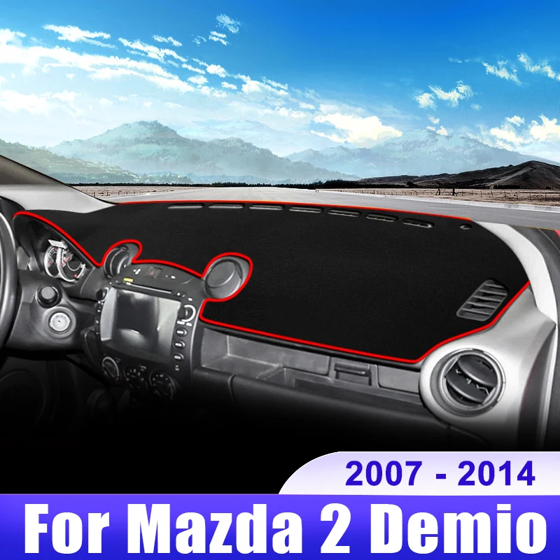 

For Mazda 2 DE Demio 2007 2008 2009 2010 2011 2012 2013 2014 Car Dashboard Cover Dash Mat Sun Shade Pad Accessories