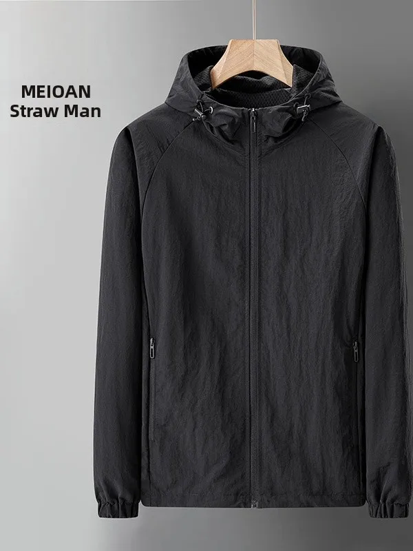 

Men's Casual Jaet Windproof Waterproof Wear-resistant Spring Autumn Middle-aged And ly Faionable Outerwear Top