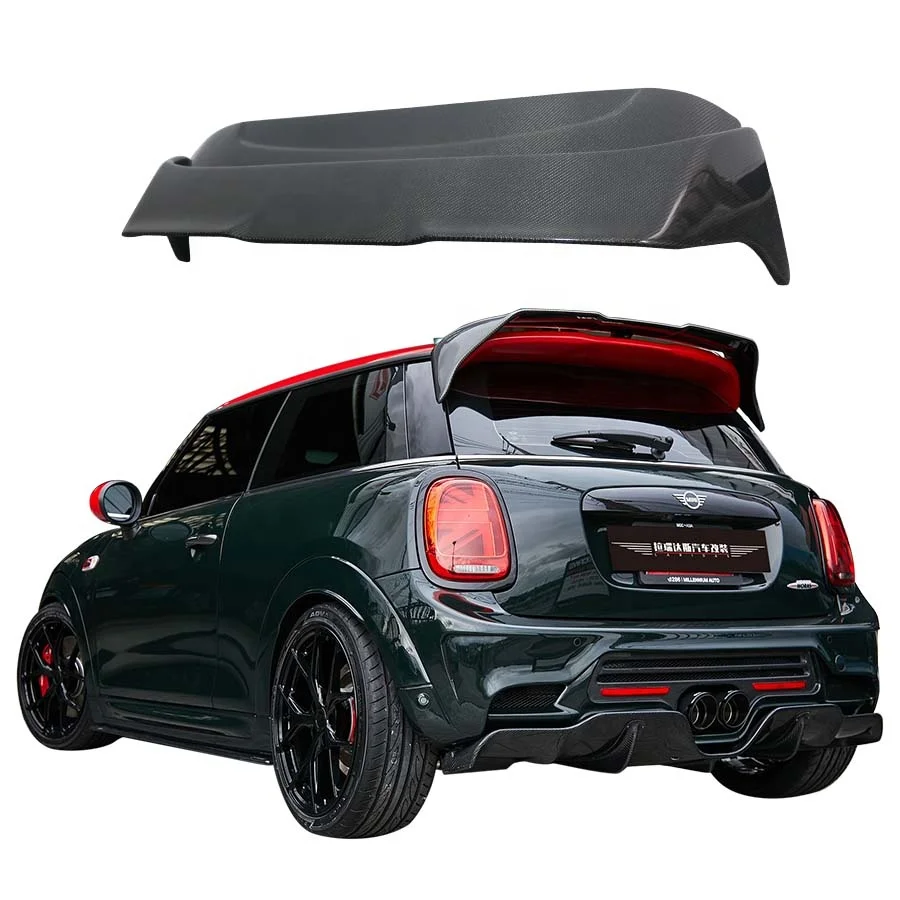 

NEW AG Style Carbon Fiber Rear Spoiler for MINI JCW F56 Cooper S 2014-2023 Tail Wing Body Kit with Double Deck Roof