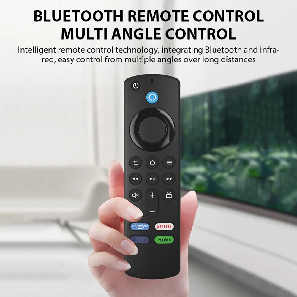Voice Remote Control L5B83G Replacement For Smart Fire TV Stick 3rd/2nd Gen Fire TV Cube 1st/2nd Gen Fire TV Stick Lite 4K