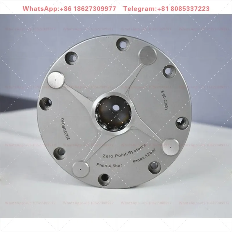 precision zero clamping system numerical control machine accessory with two-station base plate and tray